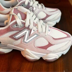 New balance 9060 rose pink. Never used. Size too small. 6W